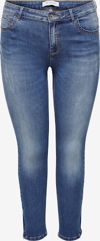 mėlyna ONLY Carmakoma Siauras Džinsai 'CARKARLA': priekis