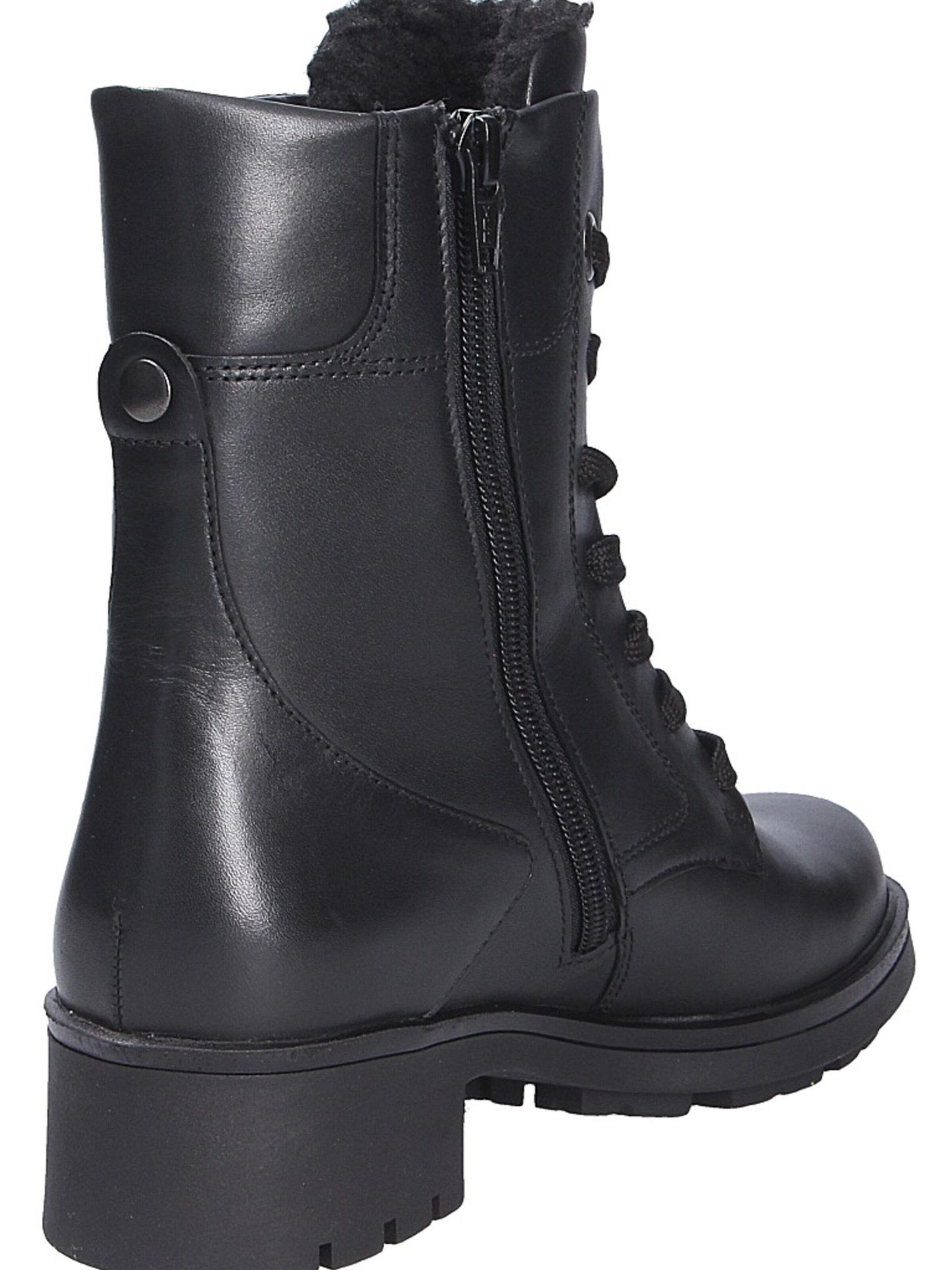 GABOR Lace-Up Boots in Black