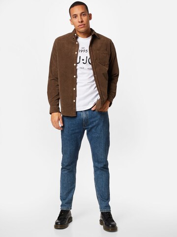 Redefined Rebel Regular fit Button Up Shirt 'Sean' in Brown