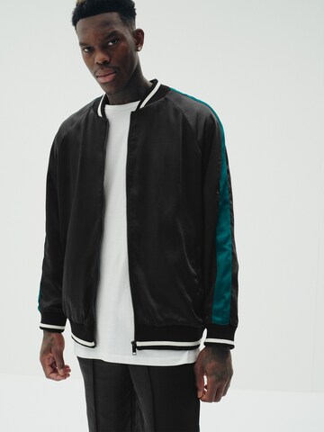 Sinned x ABOUT YOU Between-season jacket 'Orlando' in Black: front