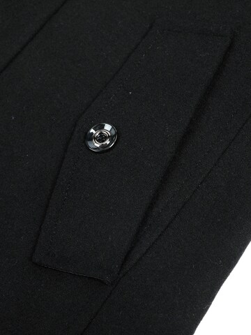 YOUTHUP Winter Coat 'Reverslinie' in Black