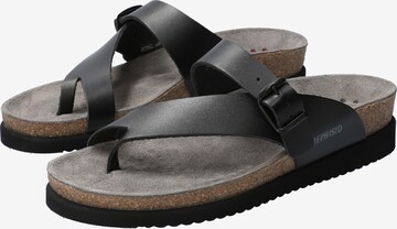 MEPHISTO T-Bar Sandals 'Helen' in Black