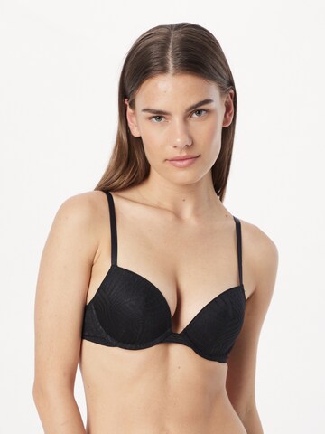 ESPRIT Push-up Bra in Black: front