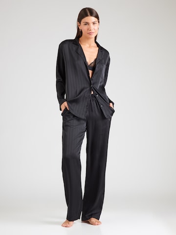 Pyjama Hunkemöller en noir : devant