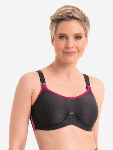 ANITA Bralette Bra 'Performance WireX' in Black: front