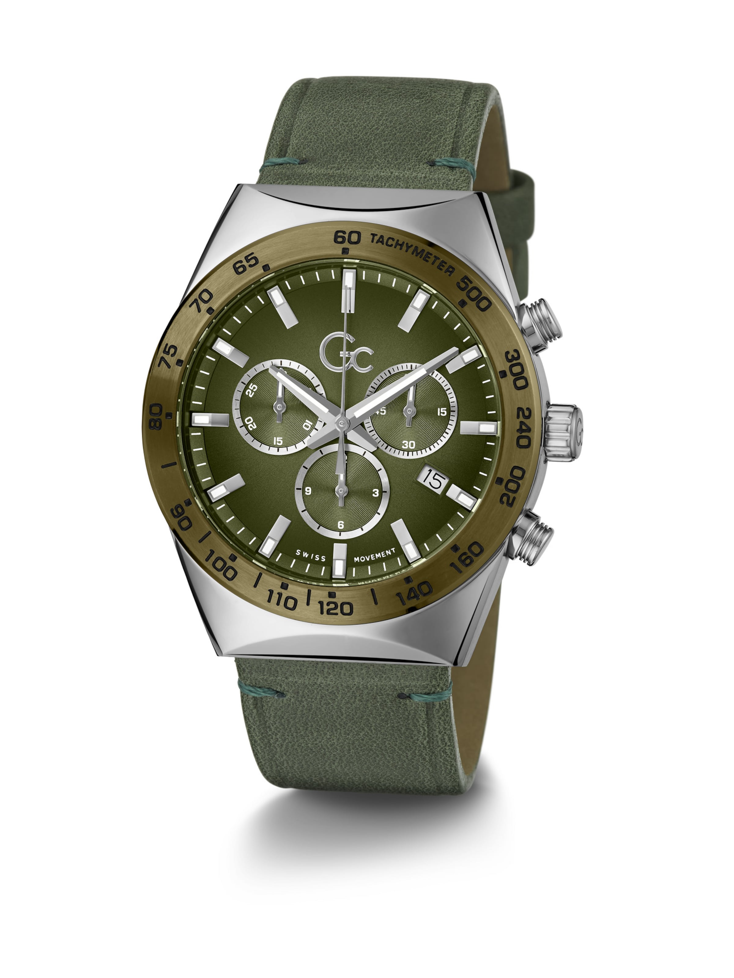 Gc Analogt ur 'Clubhouse' i grøn