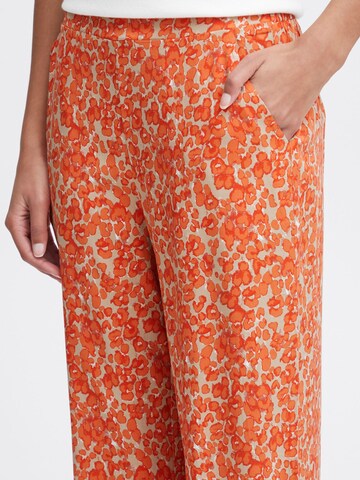 ICHI Regular Broek 'Aya' in Oranje
