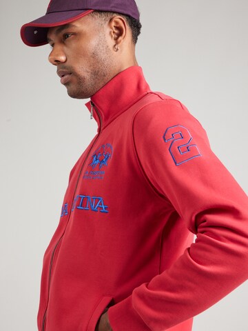 La Martina Sweatjacke 'Urbanus' in Rot
