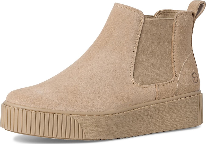 TAMARIS Chelsea Boots in Beige TAMARIS Chelsea Boots in Beige
