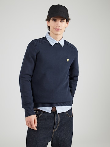 Lyle & Scott Neulepaita värissä sininen: etupuoli