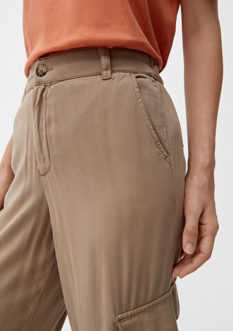 Effilé Pantalon cargo s.Oliver en beige