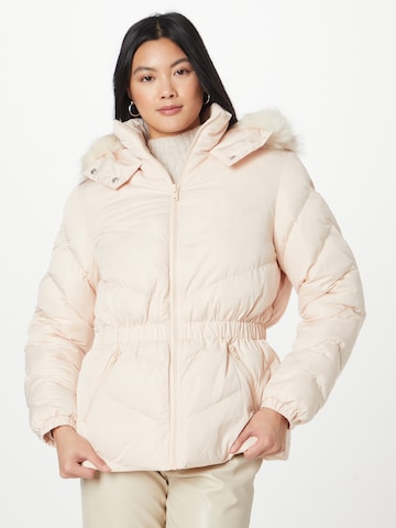 Misspap Winterjas in Beige: voorkant