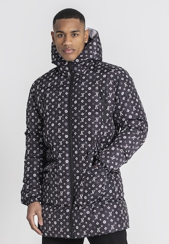 Manteau mi-saison Gianni Kavanagh en noir : devant