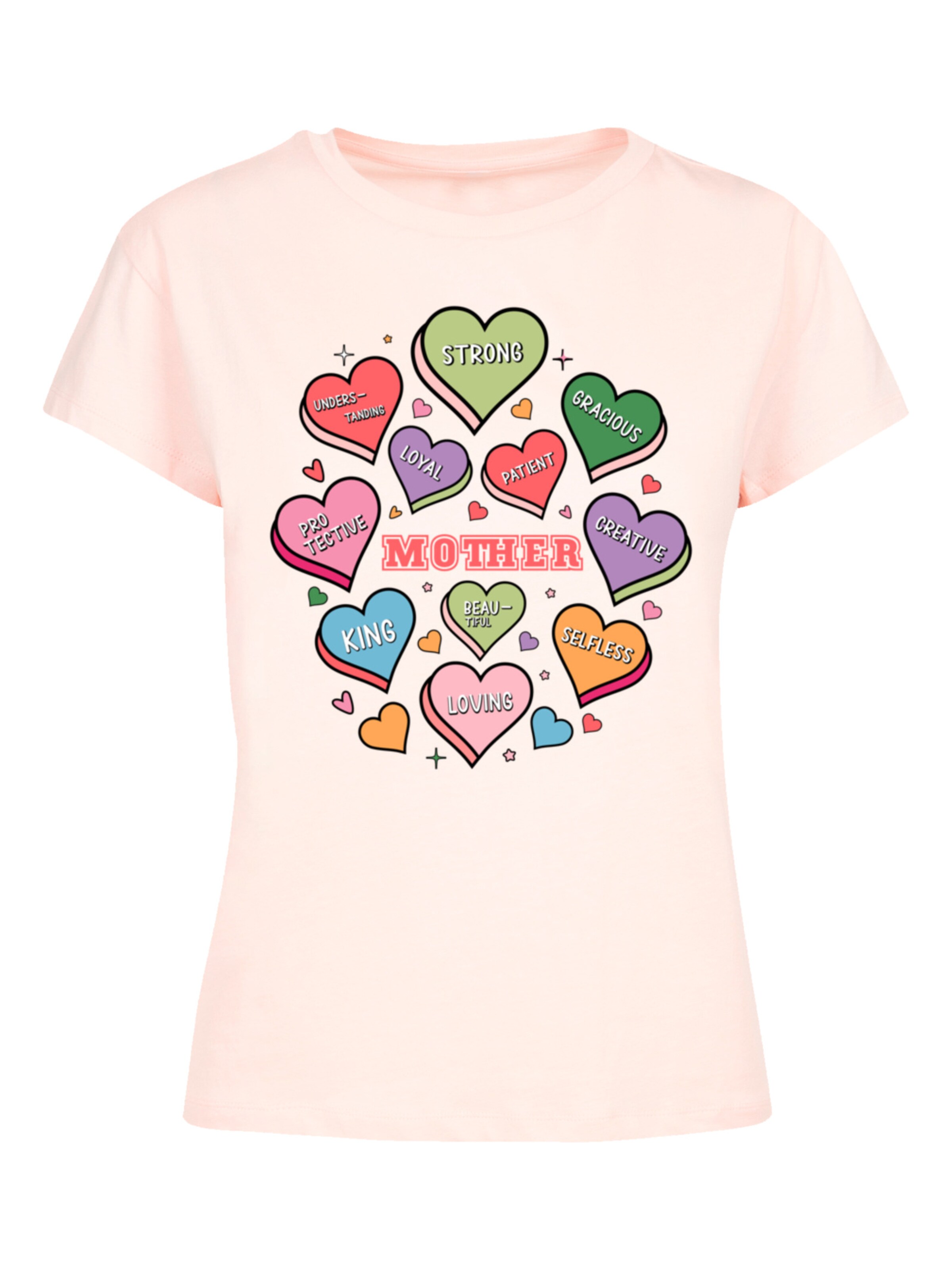T-shirt F4NT4STIC en rose : devant