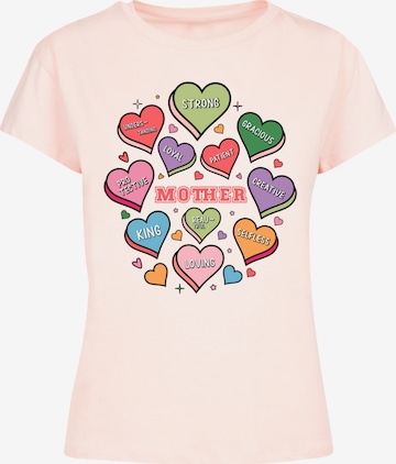 T-shirt F4NT4STIC en rose : devant