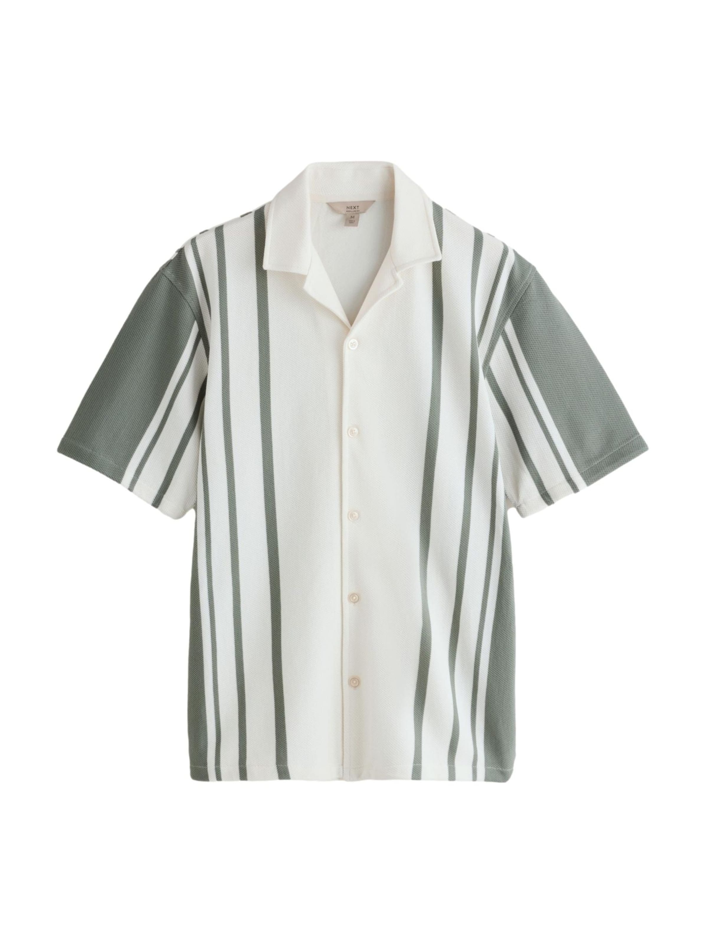 Next Overhemd in de kleur Pastelgroen / Wit, Productweergave