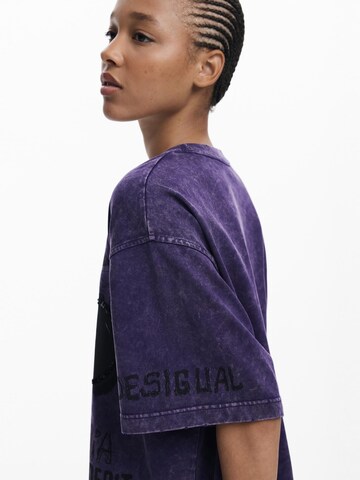 Desigual T-shirt i lila