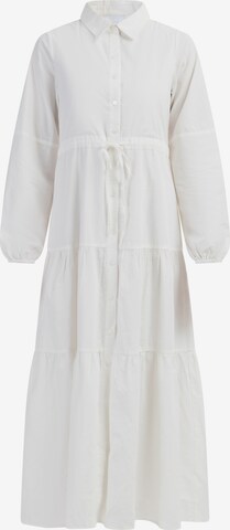 usha WHITE LABEL Shirt Dress in White: front