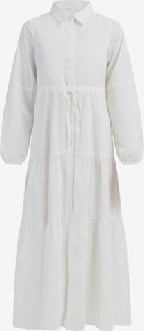 usha WHITE LABEL - Vestido camisero en blanco: frente