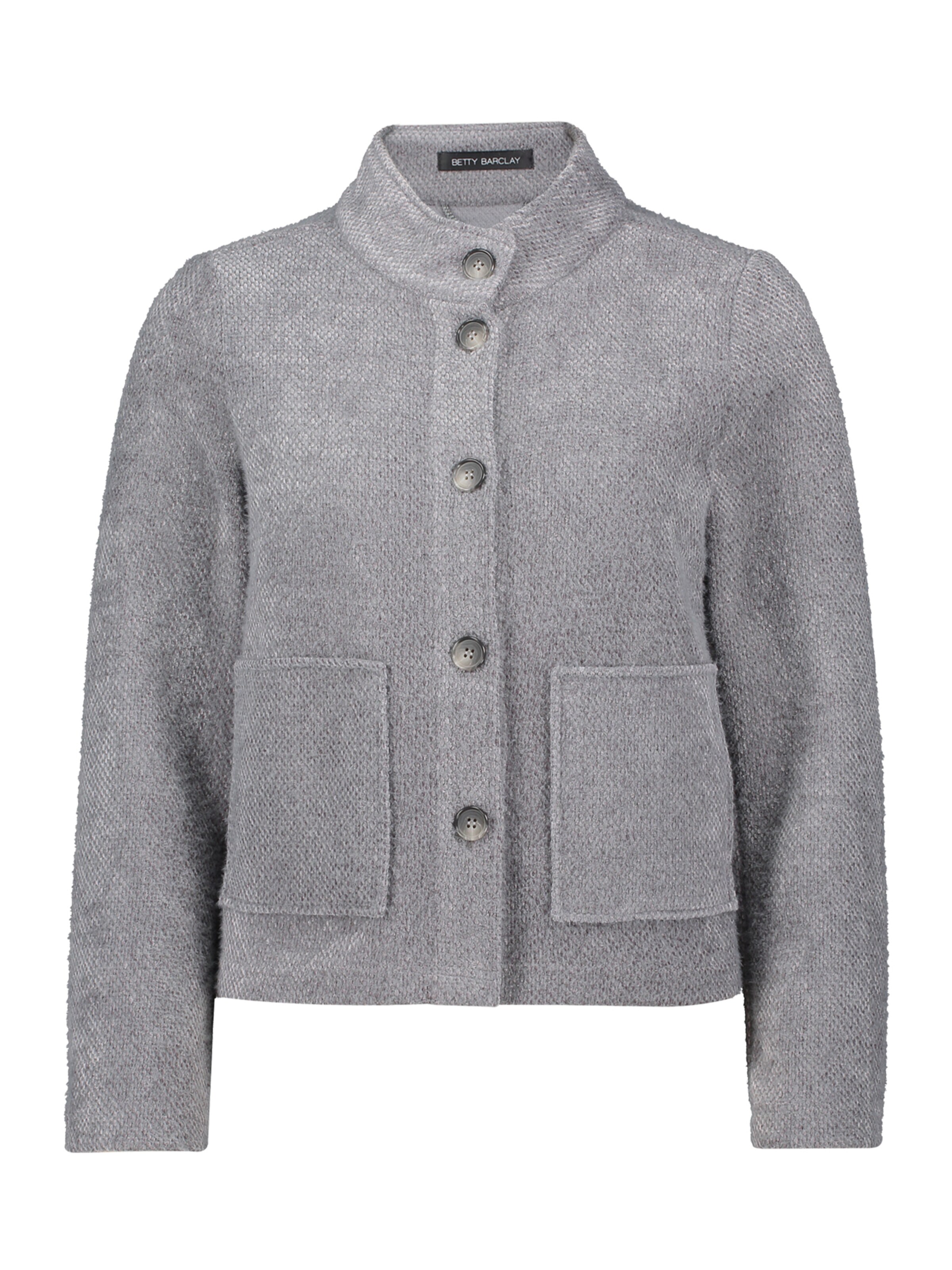 Betty Barclay Blazer-Jacke mit Knöpfen in Grau: Vorderseite