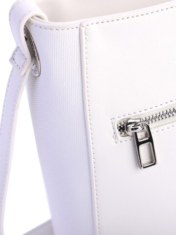Don Algodon - Bolso de hombro 'Bolso bandolera para mujer DON ALGODON Mesalina de piel sintética con cremallera' en blanco