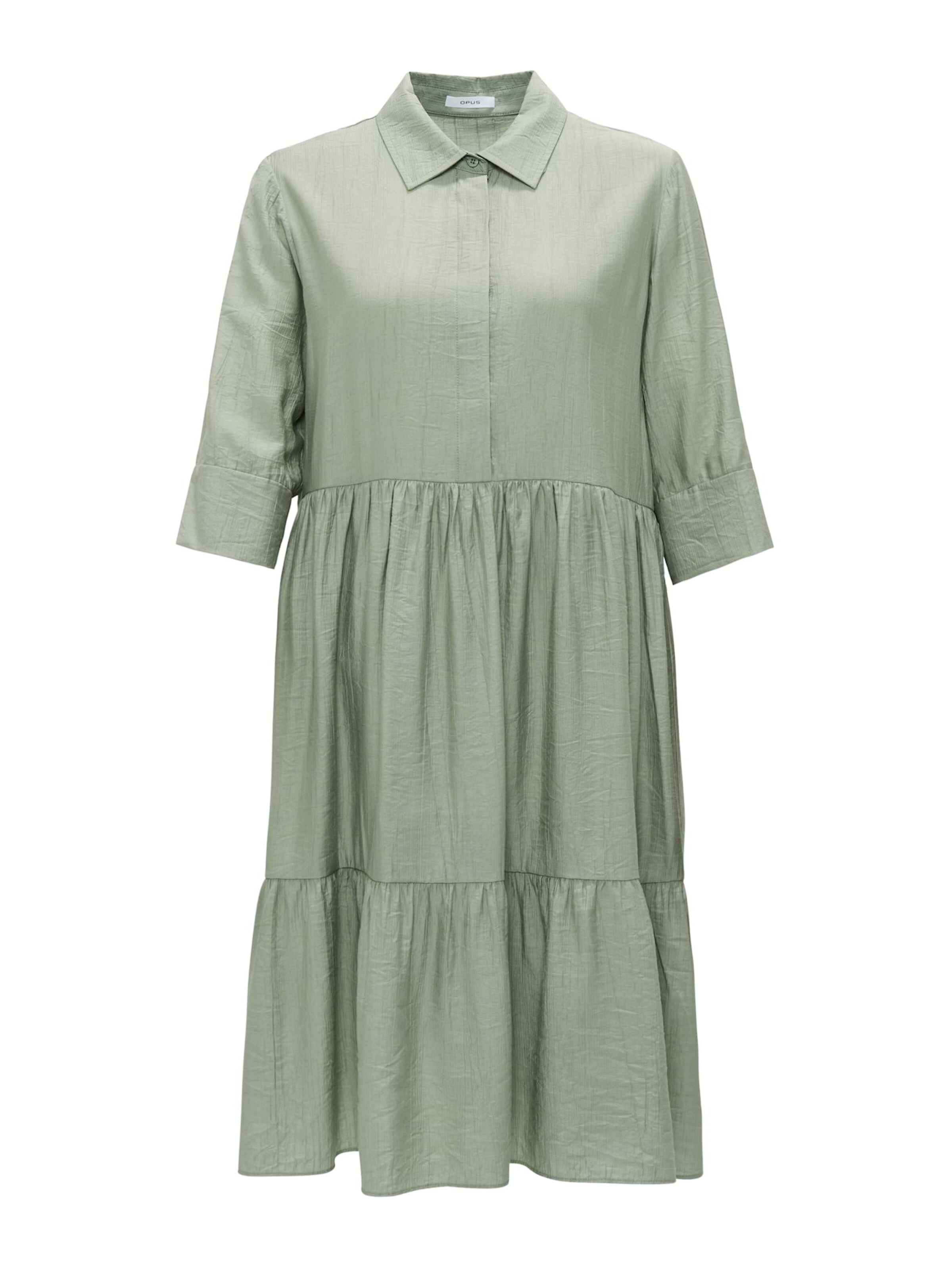 OPUS Kleid 'Woteli' in Grün: Vorderseite