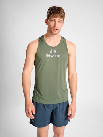 T-Shirt fonctionnel 'BEAT' Newline en vert : devant