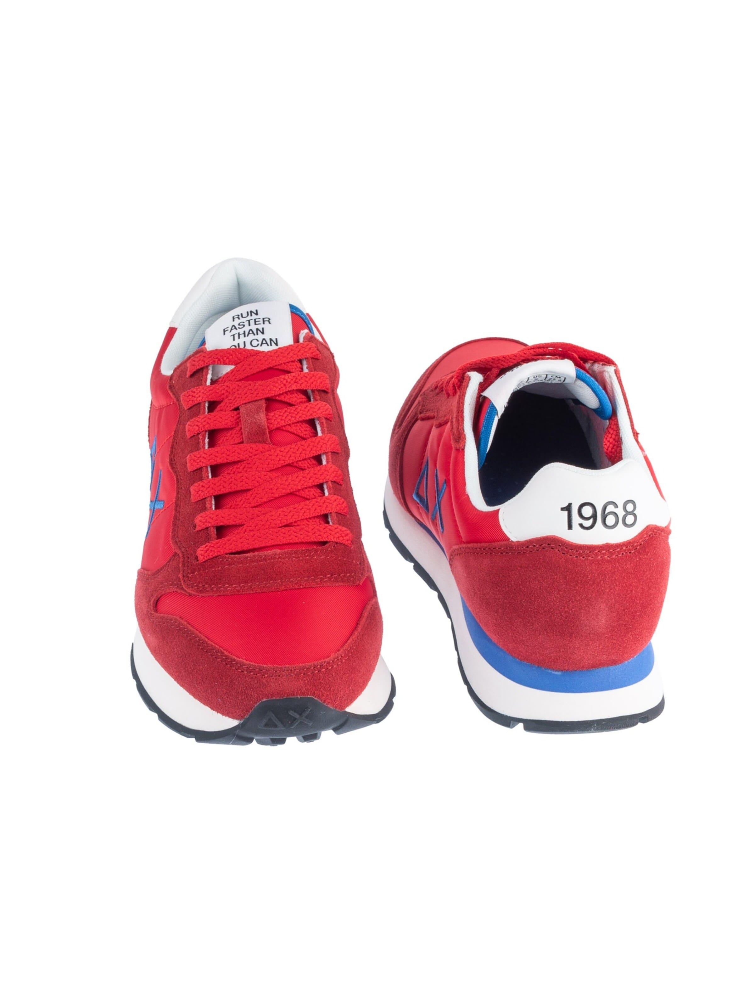 SUN68 Sneakers laag 'SUN68 Tom Solid' in Rood