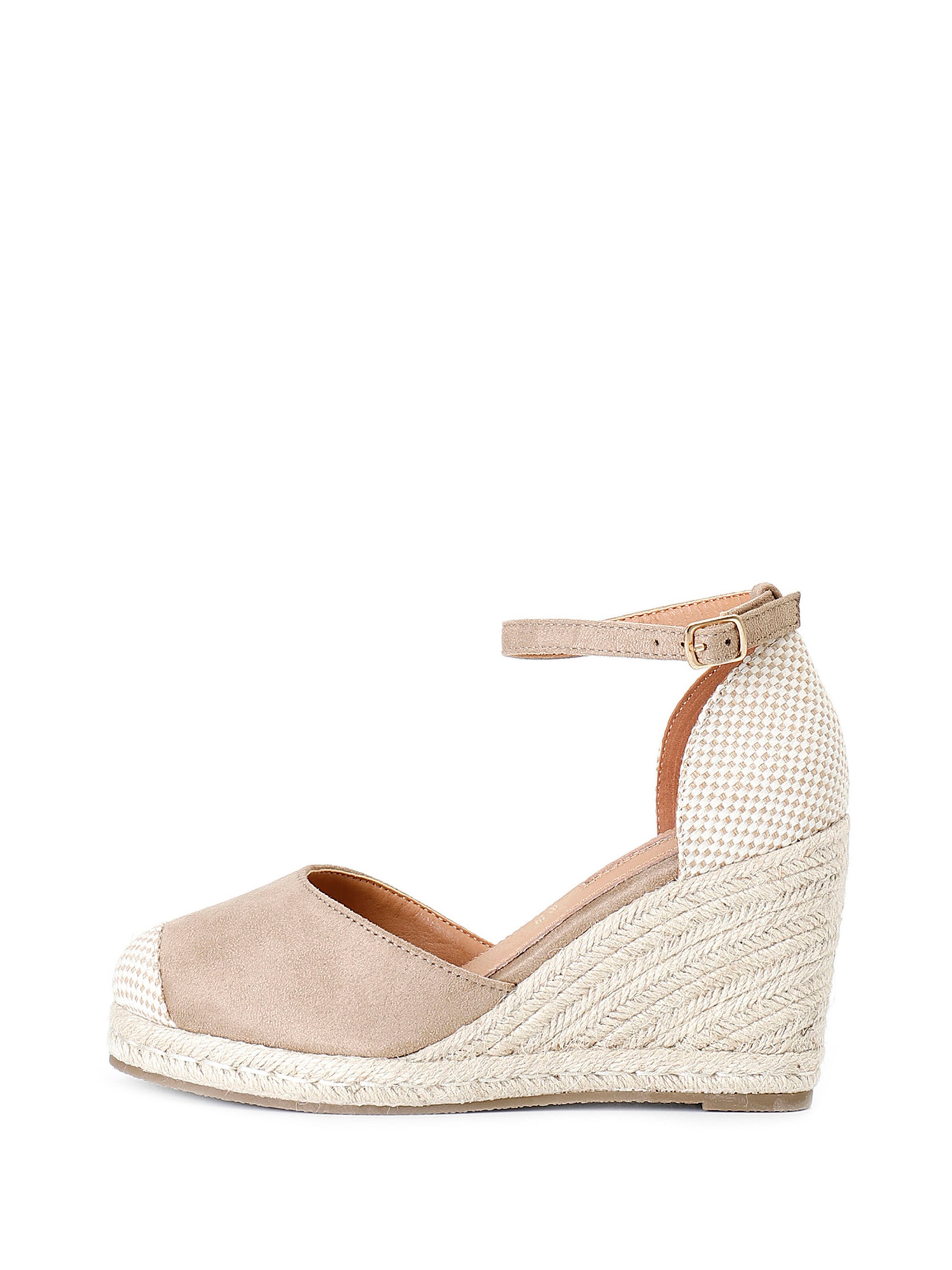 Sandalo di CAFè NOIR in beige: frontale