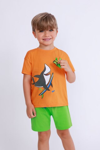 BLUE SEVEN Shirt in Orange: front