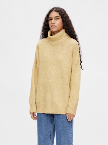 OBJECT Пуловер 'Wilma' в жълто: отпред