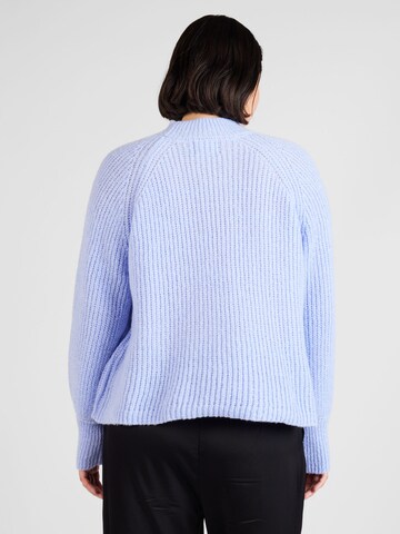 PIECES Curve Sweater 'NALA' in Purple