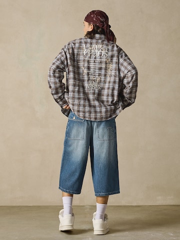 Bershka Baggy Jeans i blå