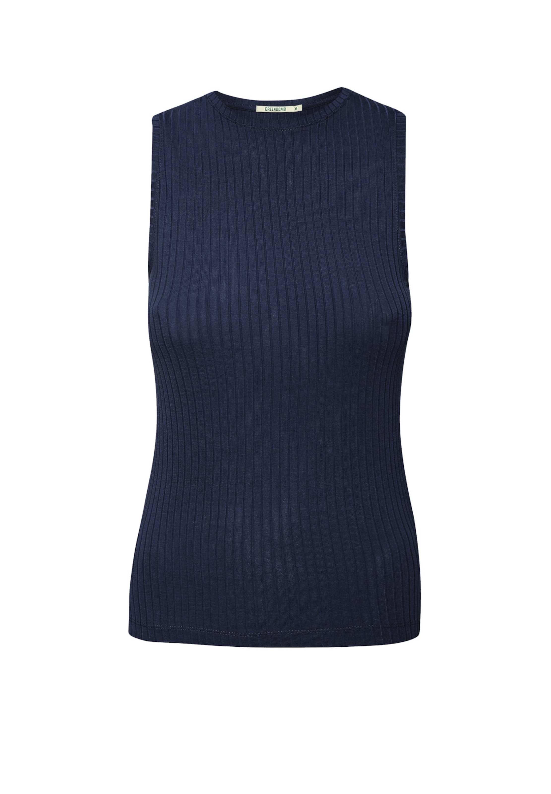 Top di GREENBOMB in blu: frontale