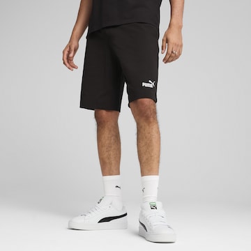PUMA Regular Sports trousers 'Essentials No. 1' in Black: front