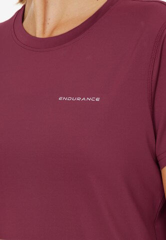ENDURANCE Functioneel shirt 'Yonan' in Rood
