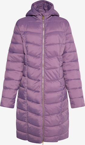 faina Zimná bunda - fialová: predná strana