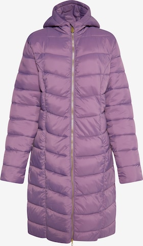 faina Winter Jacket in Purple: front