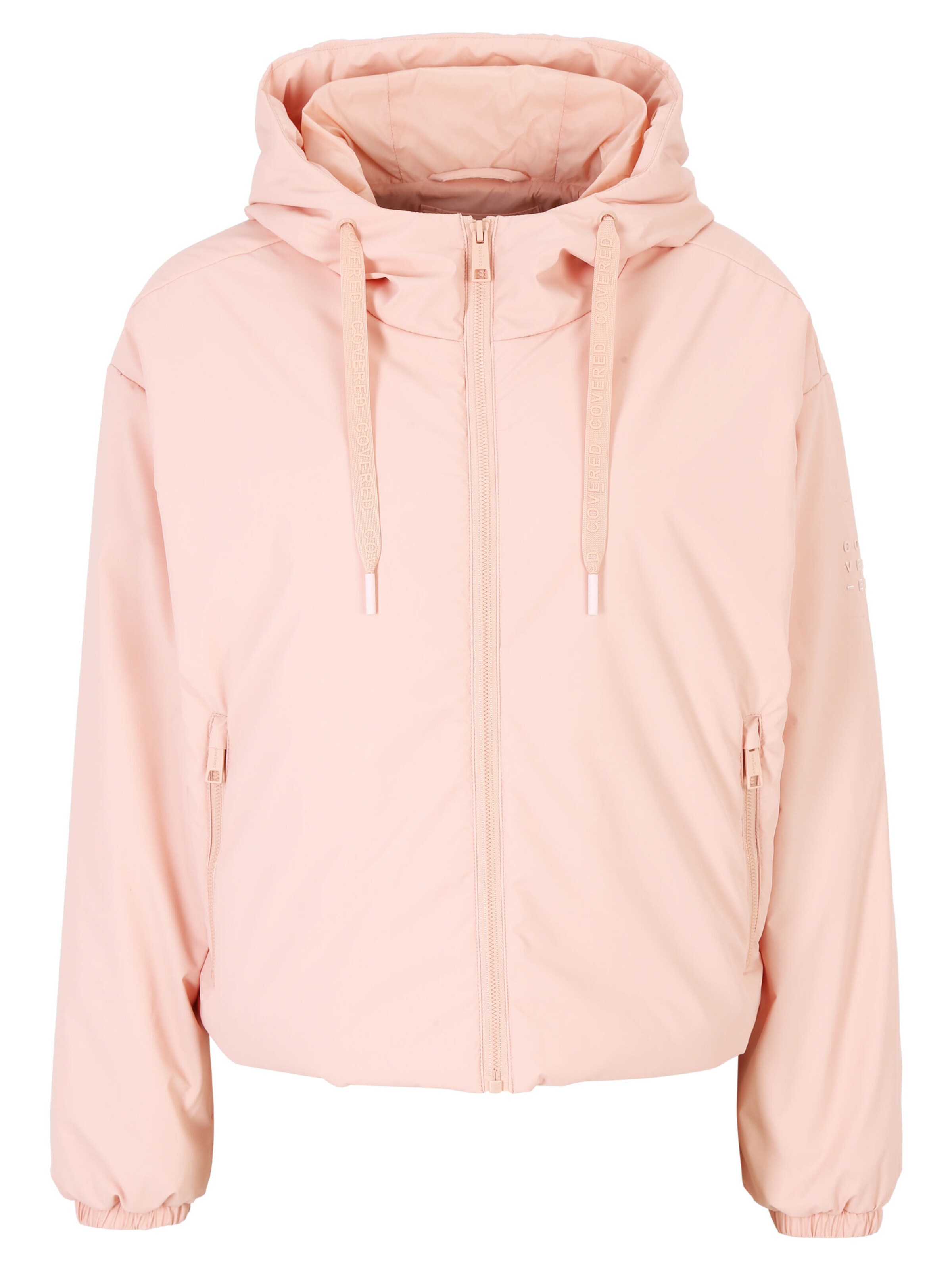 Covered Between-season jacket 'PAM' in Pink: front