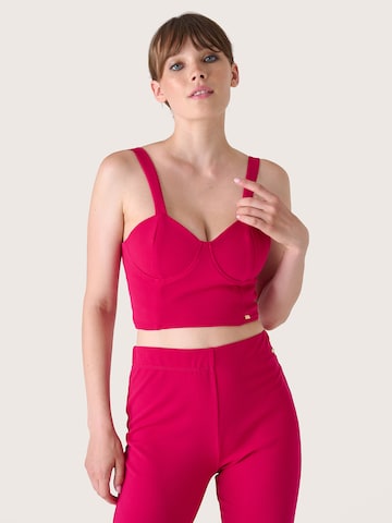 Camomilla Top 'Torn' in Rood: voorkant