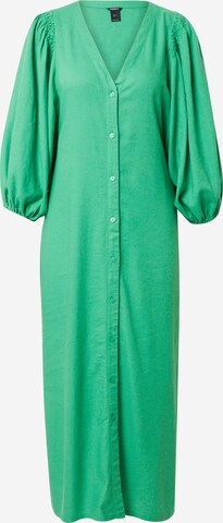 Lindex Платье-рубашка 'Olivia' в Зеленый: спереди