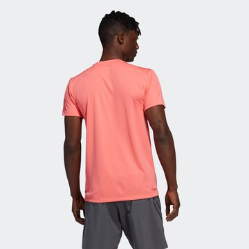ADIDAS SPORTSWEAR Regular fit Λειτουργικό μπλουζάκι σε πορτοκαλί