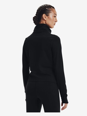 UNDER ARMOUR Sports sweat jacket 'Meridian' in Black