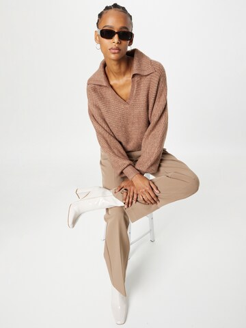 VERO MODA Sweater 'FILENE' in Brown