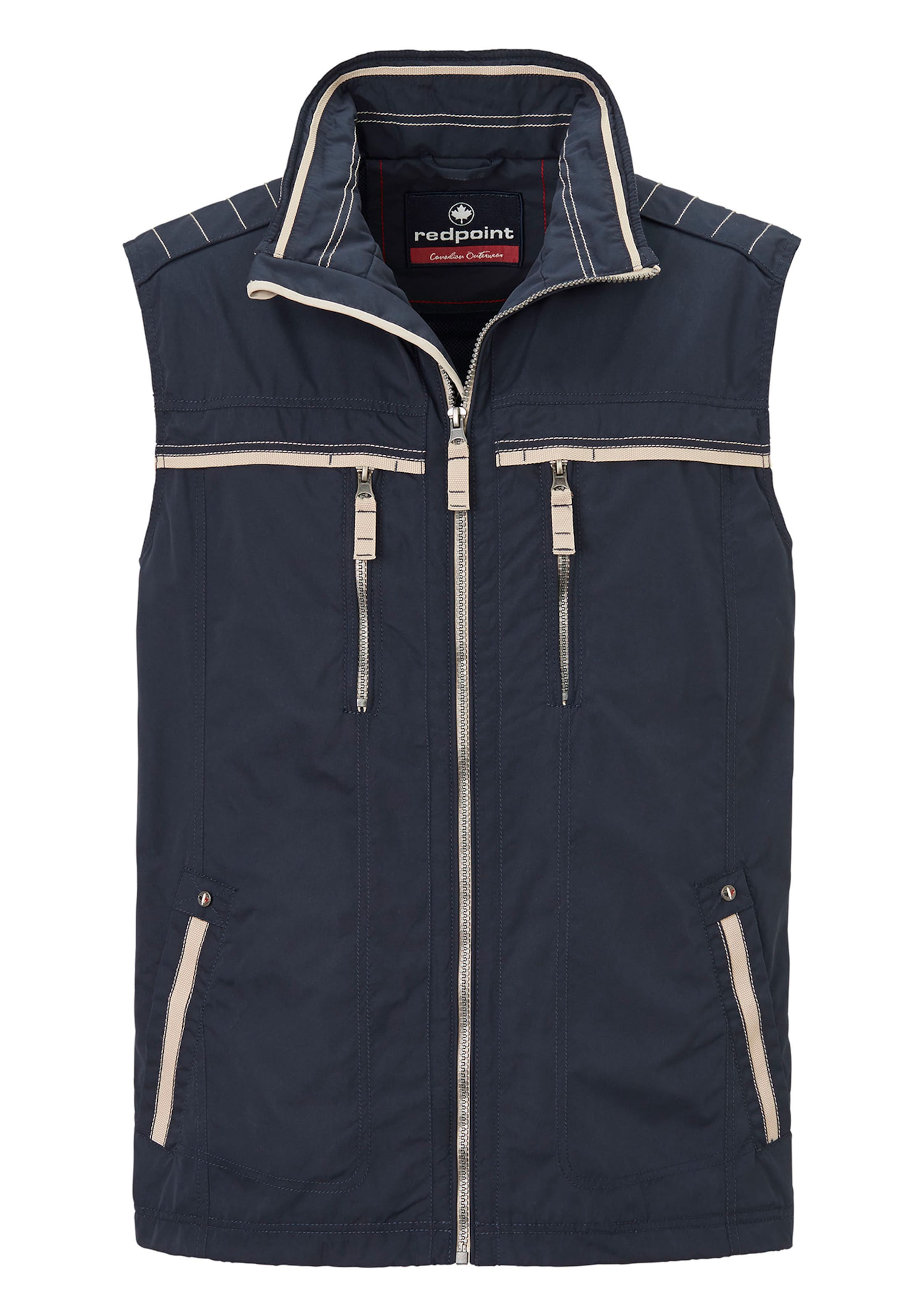 REDPOINT Weste in Blau: Vorderseite