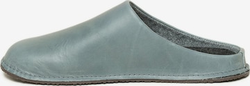 Gottstein Huisschoenen 'Leather Loafer' in Blauw: voorkant