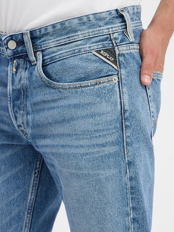 REPLAY Regular Jeans 'Grover' in Blauw