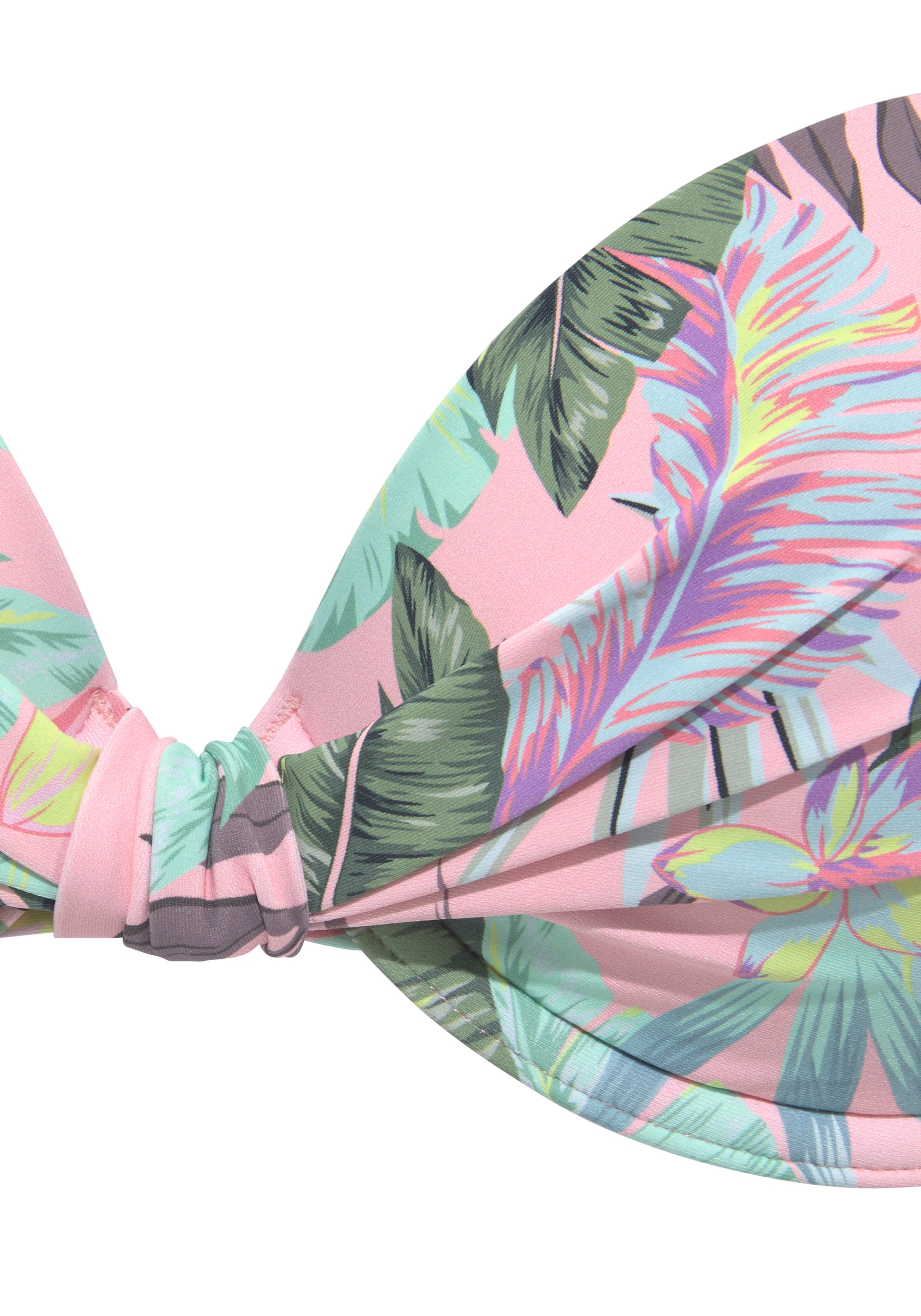 T-shirt Top per bikini di s.Oliver in rosa