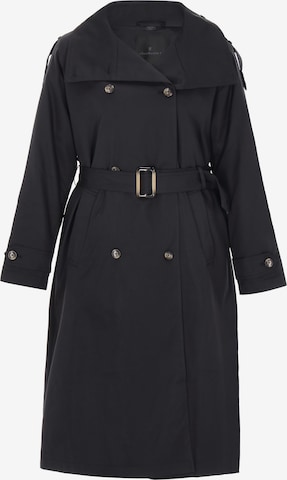 DreiMaster Klassik - Sobretudo meia-estação 'Classic' em preto: frente