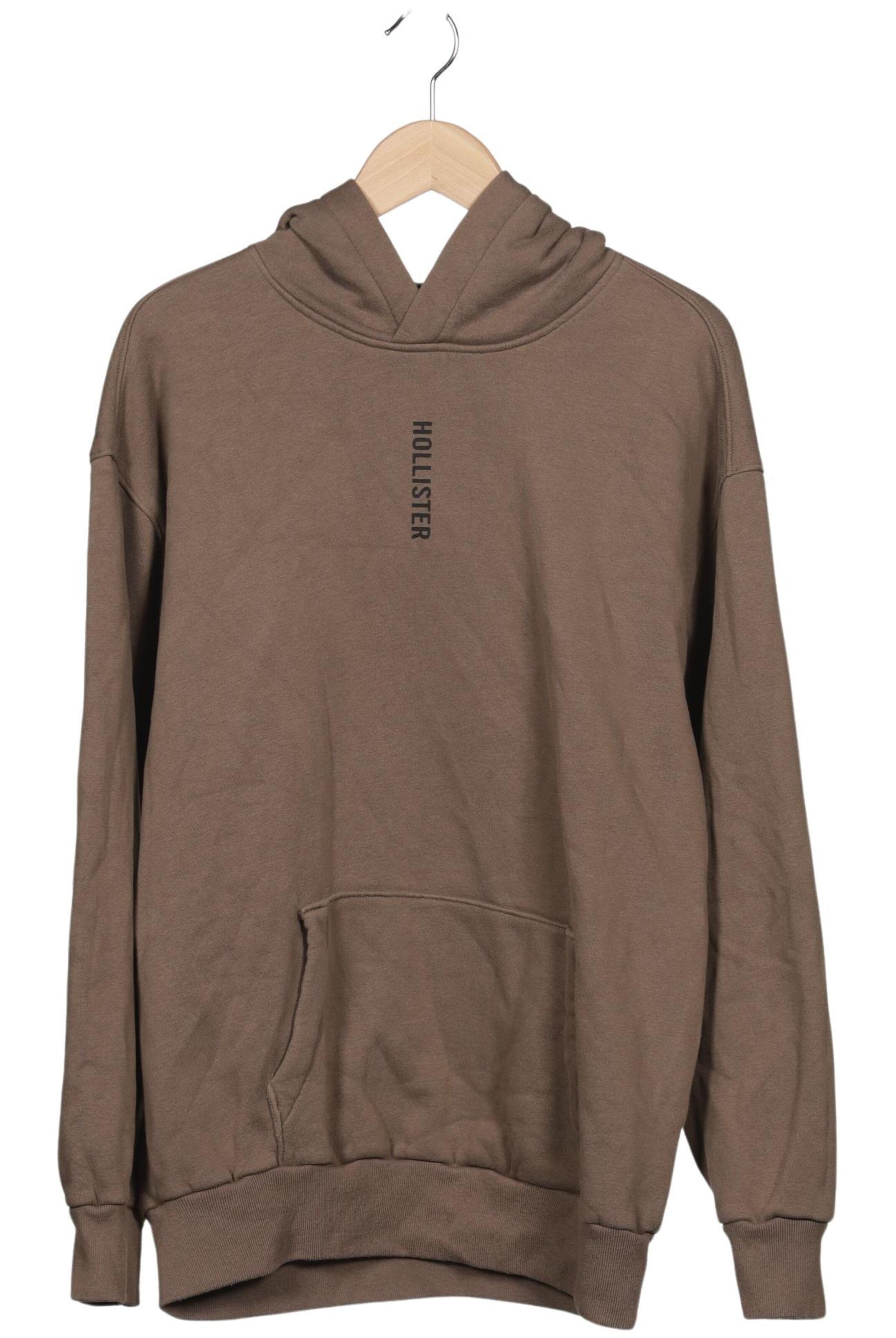 HOLLISTER Sweatshirt & Zip-Up Hoodie in M in Brown: front